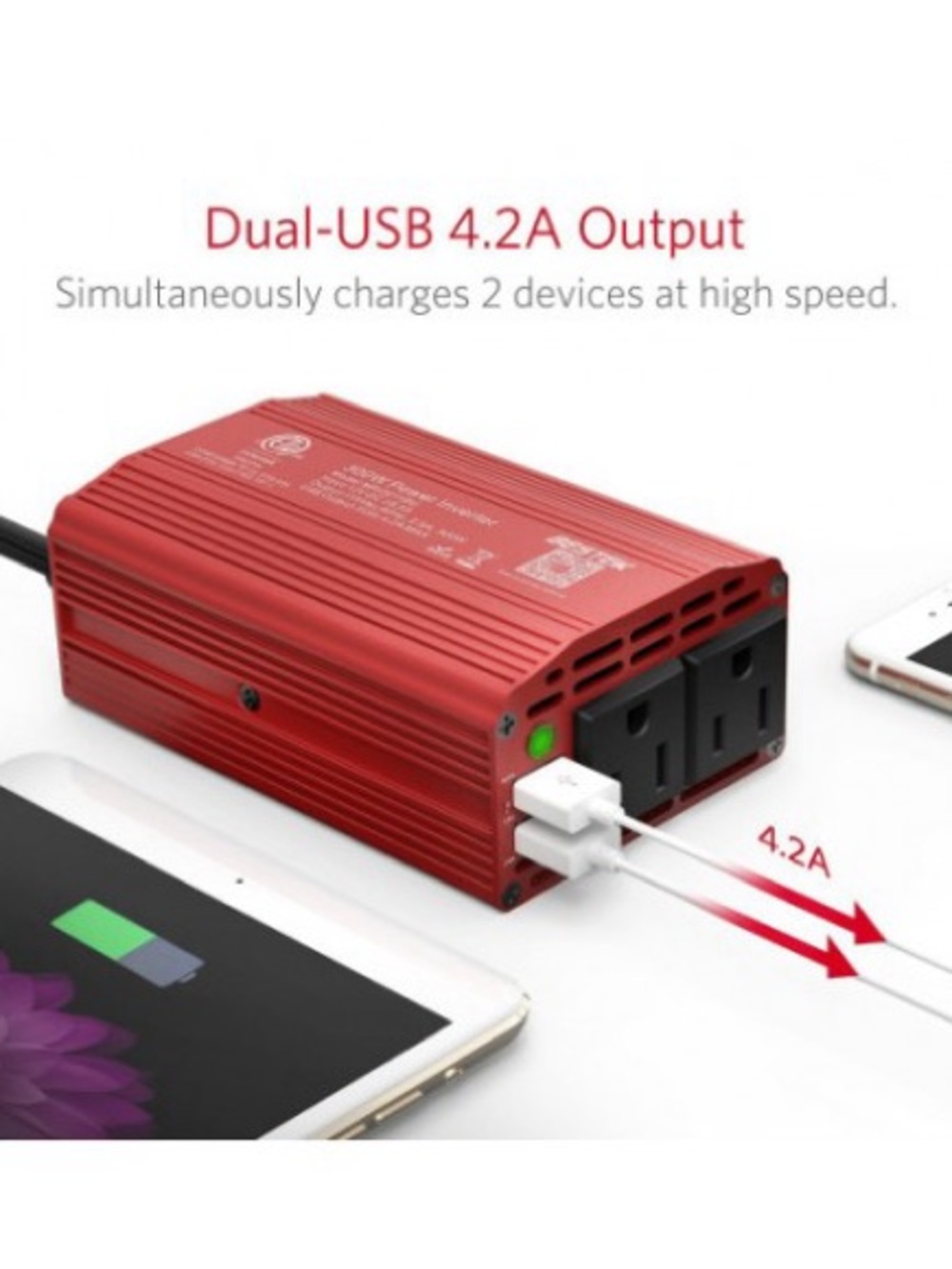 BESTEK Power Inverter - Picture 2 of 9